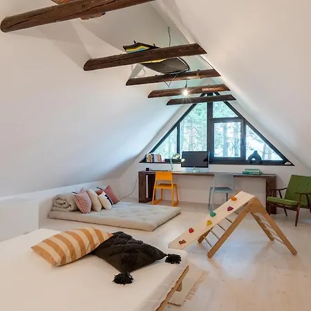 Cozy Wooden By The With A Sauna