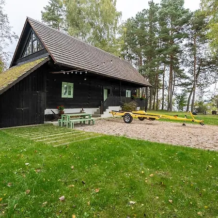 Cozy Wooden By The With A Sauna *